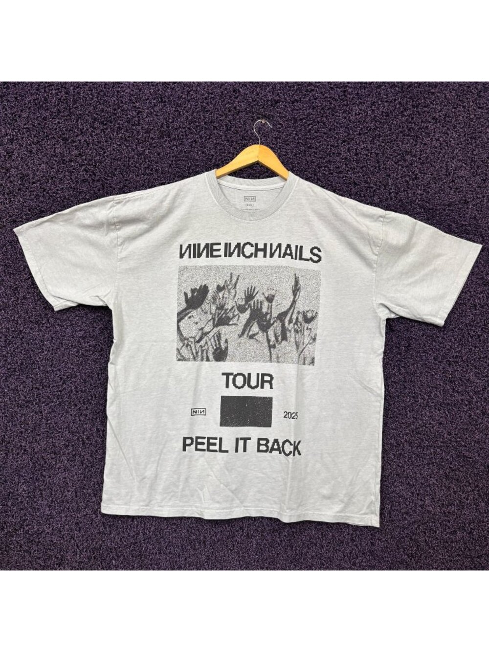 Nine Inch Nails Peel It Back Tour T-Shirt Size XXL